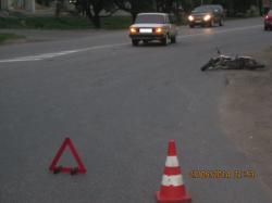 Водитель мотоцикла получил травмы в ДТП (Гатчина)