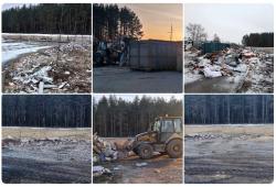 Приняты оперативные меры по ликвидации свалки на Корпиковском шоссе