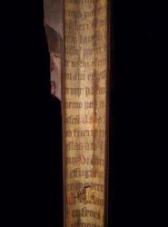 В ружье из коллекции дворца были обнаружены фрагменты пергаментной рукописи