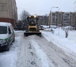 График уборки снега в Гатчине: с 30 января по 5 февраля