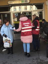 В Петербурге бесплатно раздают медицинские маски