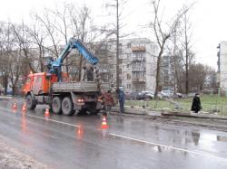 Восстановление электроснабжения: к местам проведения работ доставляются световые башни