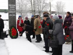 Митинги, посвященные дню освобождения города Гатчины