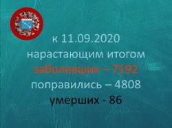 COVID-19: Гатчина и район, 11 сентября