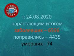 COVID-19: Гатчина и район, 24 августа