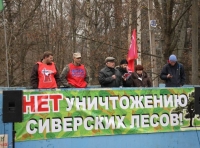 Охрана компании «Лесная 2» избила защитников Сиверского лесопарка