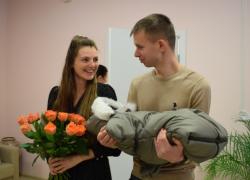 Новогодняя новорождённая Гатчины - девочка Виктория!