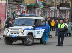Перекрытие дорог в Гатчине: 9 мая