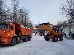 График вывоза снега в Гатчине на 13-19 февраля