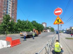 Перекрыт участок улицы Чехова (по состоянию на октябрь 2024 работы еще не закончены)