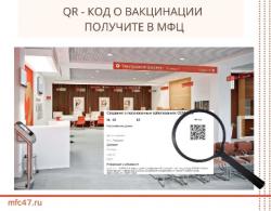 QR-код можно получить в МФЦ