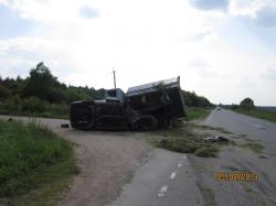 Вблизи деревни Каушта водитель пострадал при обгоне