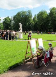 В Дворцовом парке состоялся конкурс детских рисунков (фото)
