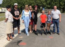 Новый роллердром в Гатчине – для юных спортсменов