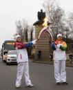 С Олимпийским огнем по Гатчине