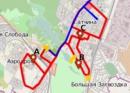 Карты следования Олимпийского огня по Гатчине