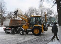 Уборка улиц от снега: 10 ноября