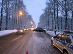 С 1 по 11 февраля на территории Гатчинского района зарегистрировано 131 дорожно-транспортное происшествие