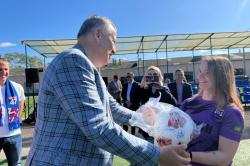 В Гатчине состоялся благотворительный турнир по женскому минифутболу