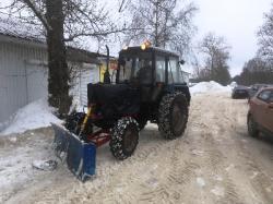 Гатчинский район борется со снегом