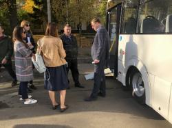 В Гатчинском районе запустили низкопольные автобусы