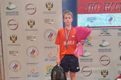 Михаил Снетков из поселка Сиверский выиграл серебряную медаль в финале всероссийских юношеских соревнований