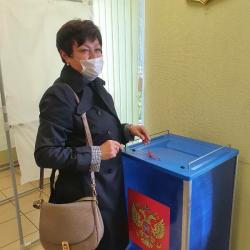 Глава администрации Гатчинского района приняла участие в выборах губернатора