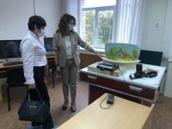 Глава администрации побывала в Информационно-методическом центре Гатчинского района